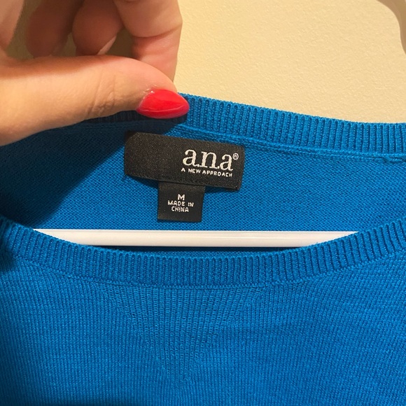 ✨On Sale✨ [a.n.a] Blue Long Sleeve Sweater - Picture 2 of 3